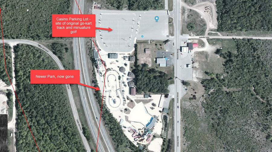 Mackinac City Fun Parks - Aerial Photo Of Newer Park